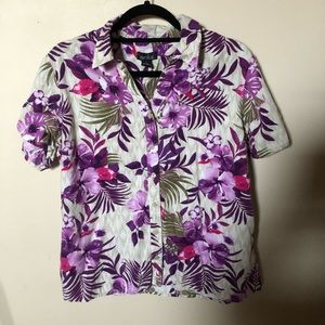 Erika Purple Hawaiian Shirt